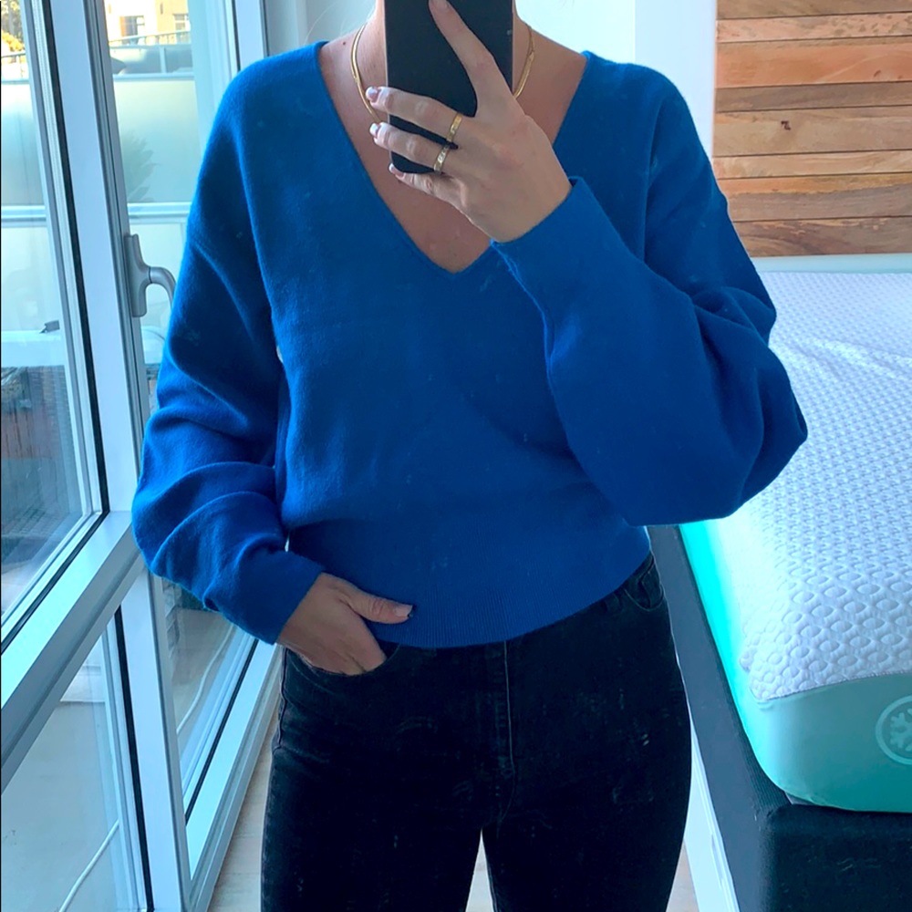 Lucy Paris Blue Sweater